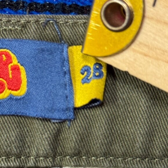 Empyre Cargo Pants Men 28 (Fit 30x28) Green Baggy Skater Loose Military Gorpcore - Picture 5 of 7